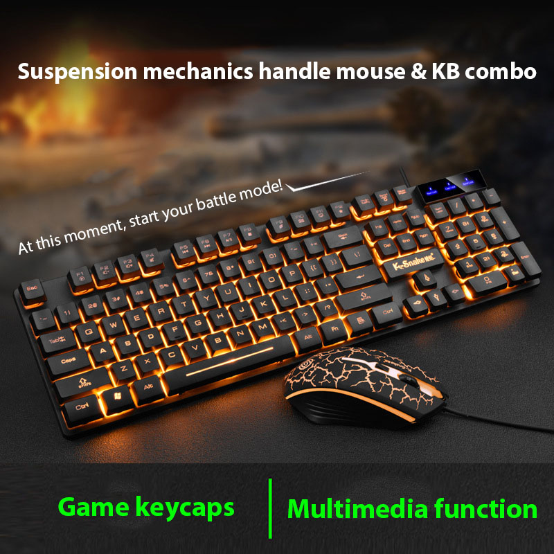 Gaming Keyboard Mouse Combo - KM320 키보드 및 마우스 세트 방수