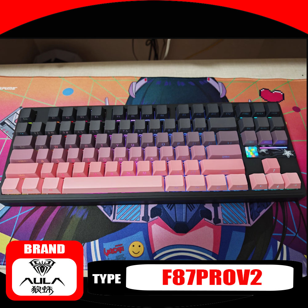 Keyboard Gaming Mac - AULA F87ProV2 기계식 키보드 세 가지