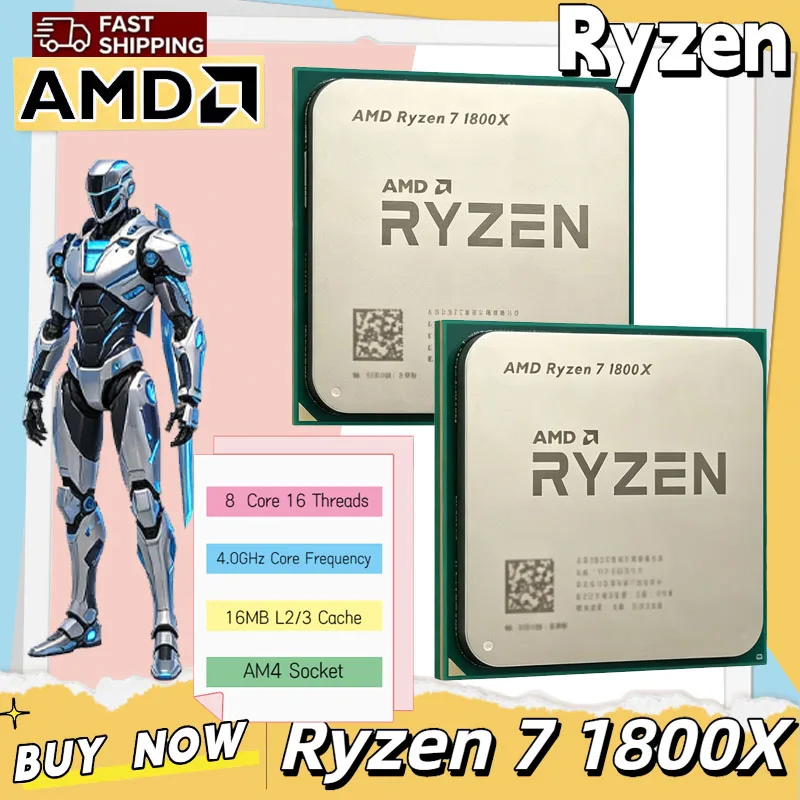 Amd Cpu Ryzen 7 - AMD 라이젠 7 1800X CPU 3.60GHz--4.0GHz