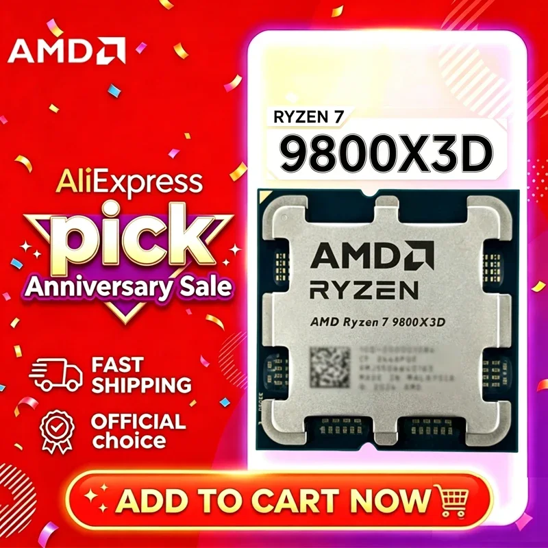 Amd Cpu Ryzen 7 - AMD 라이젠 7 9800X3D R7 9800X3D