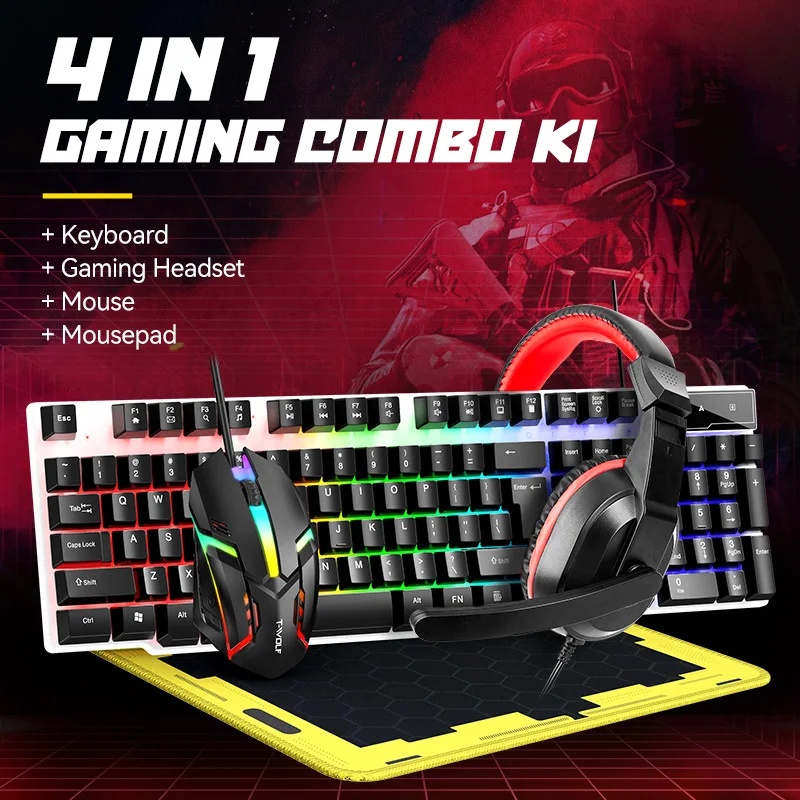 Gaming Keyboard Mouse Combo - 새로운 USB 키보드 및 마우스 게이밍