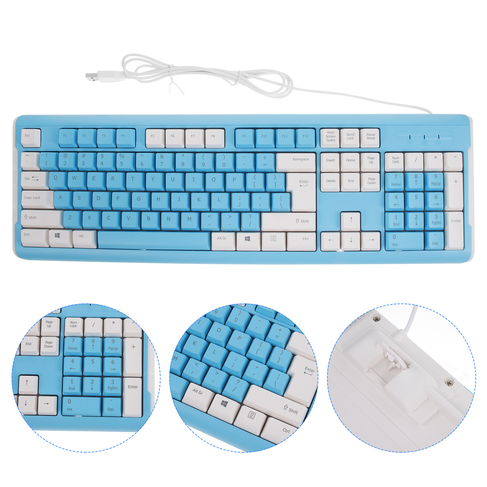 Gaming Keyboard Number Pad - USB 유선 게이밍 키보드 ABS 고내구성
