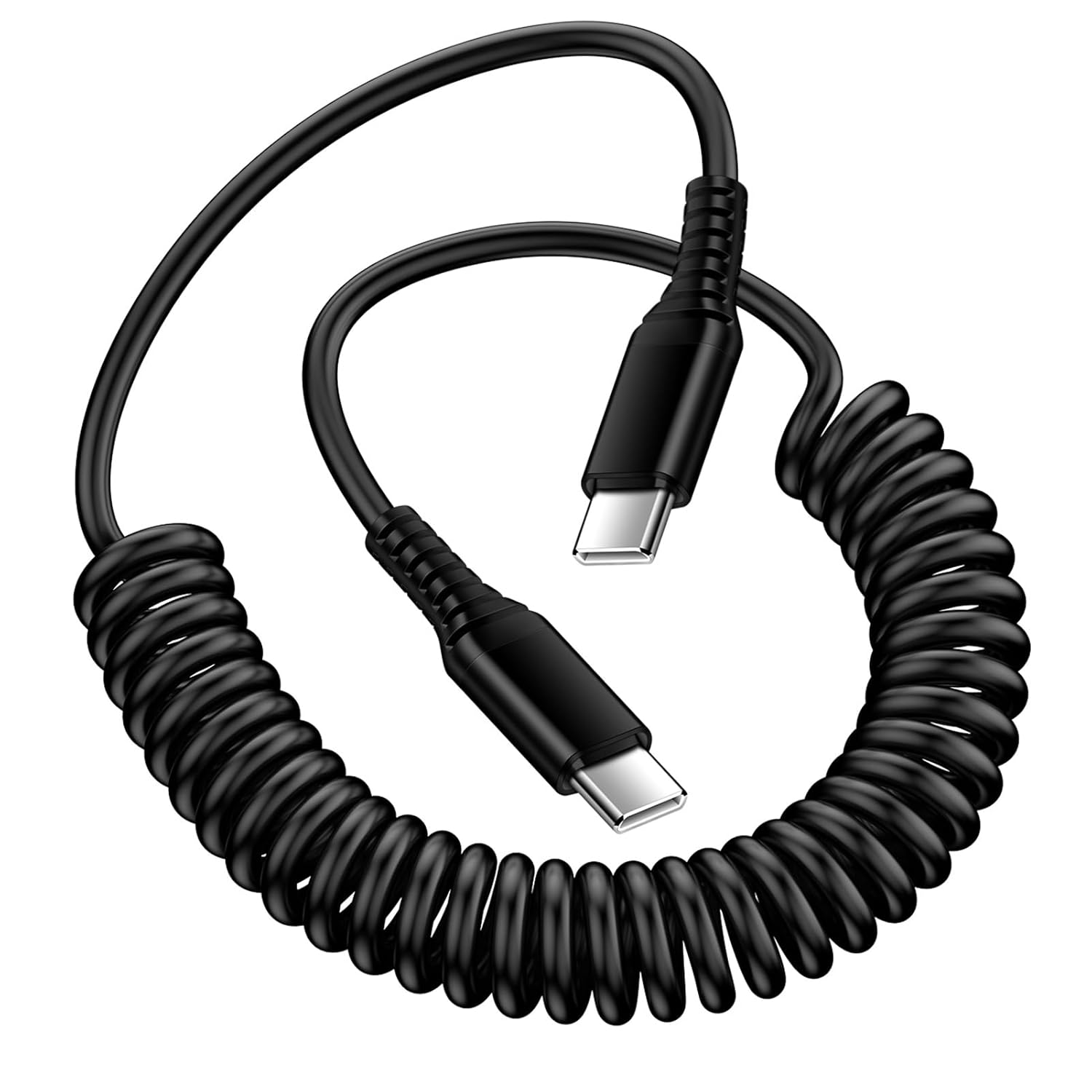 Coiled Usb Cable - 안드로이드 오토 USB C to USB