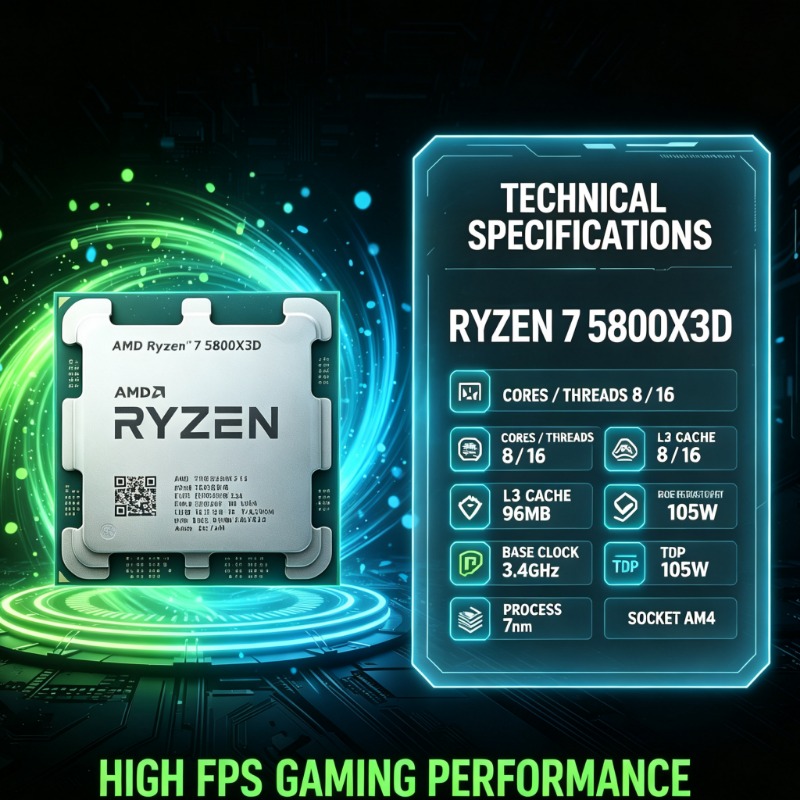 Amd Cpu Ryzen 7 - 96MB 대용량 캐시 AMD Ryzen 7