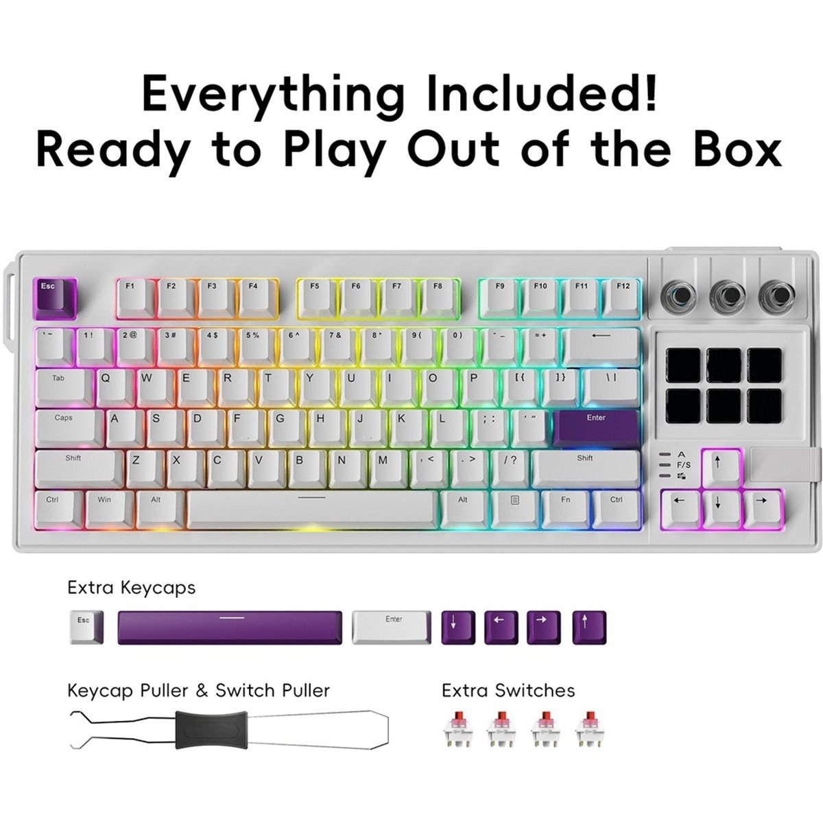 업데이트. K1 PRO 비주얼 기계식 키보드 매크로 L - Gaming Keyboard Ergonomic 리뷰 및 가격