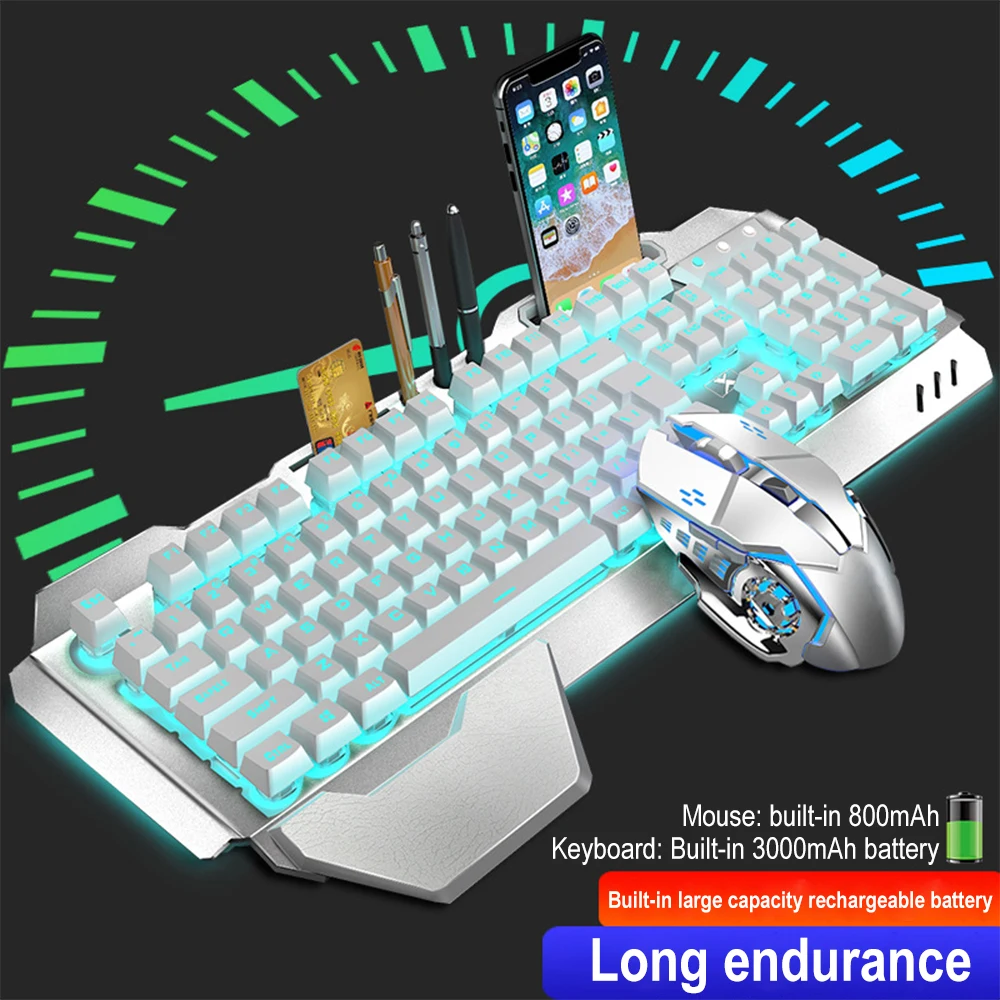 충전식 무선 키보드 및 마우스 제품군 게임용 컴퓨터,  - Gaming Keyboard Mouse Combo 리뷰 및 가격