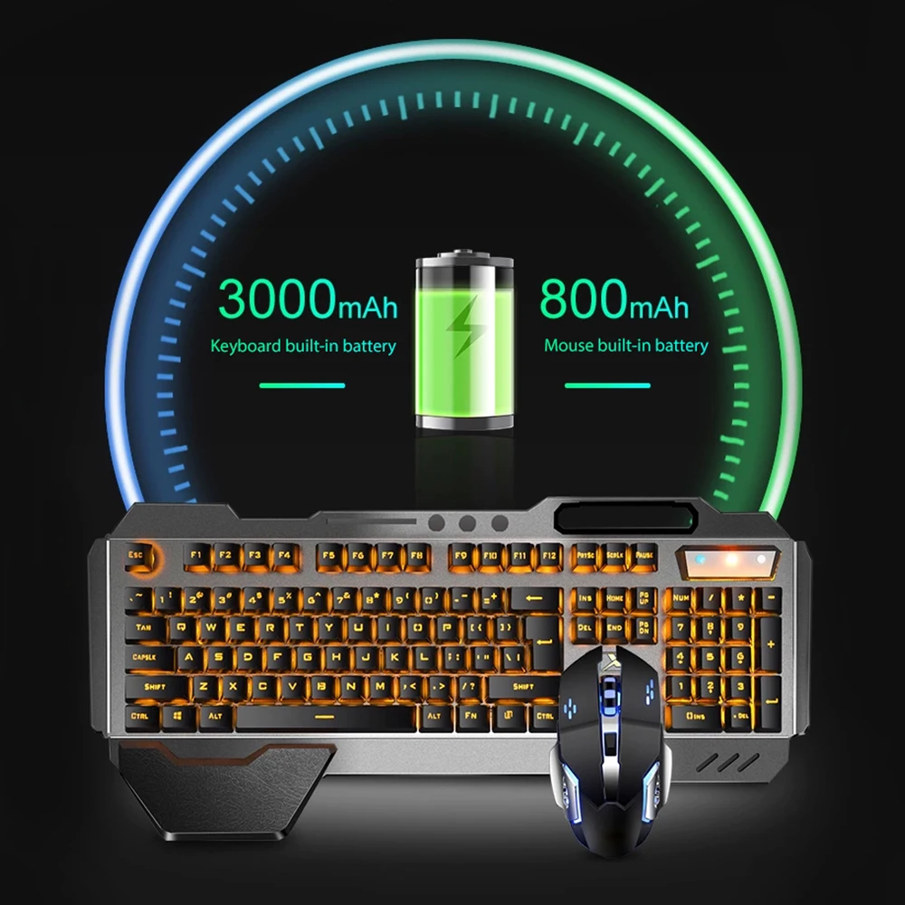 충전식 무선 키보드 및 마우스 제품군 게임용 컴퓨터,  - Gaming Keyboard Mouse Combo 리뷰 및 가격