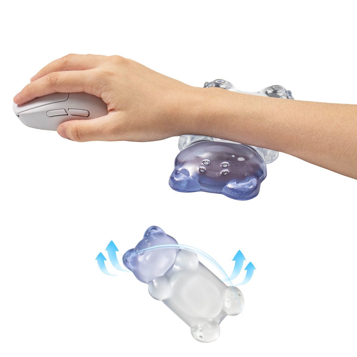 귀여운 곰 모양 손목 받침대 투명 젤 마우스 손목 패드 - Gaming Keyboard Number Pad 리뷰 및 가격