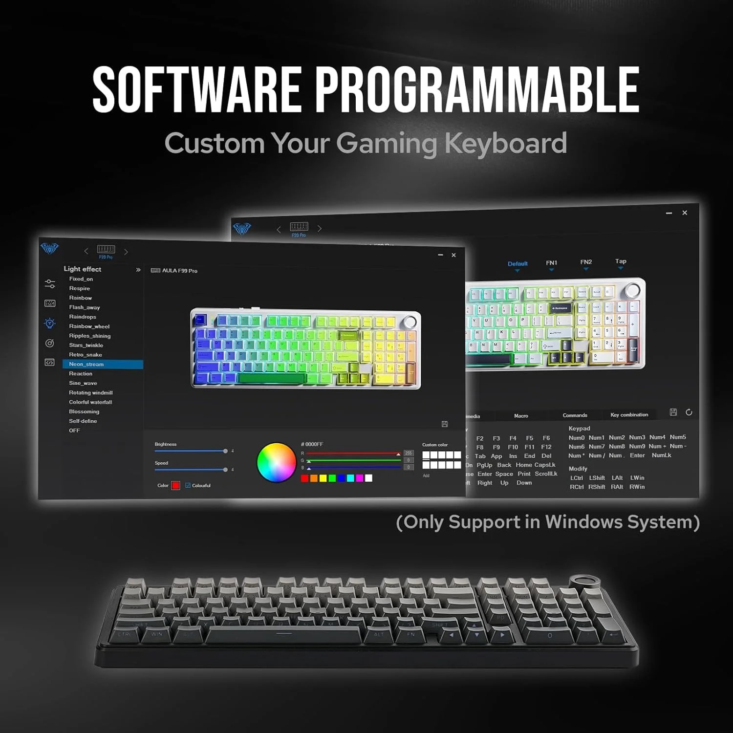 AULA F99PRO 게이밍 기계식 키보드 99키 3가 - Gaming Keyboard Hot Swappable 리뷰 및 가격