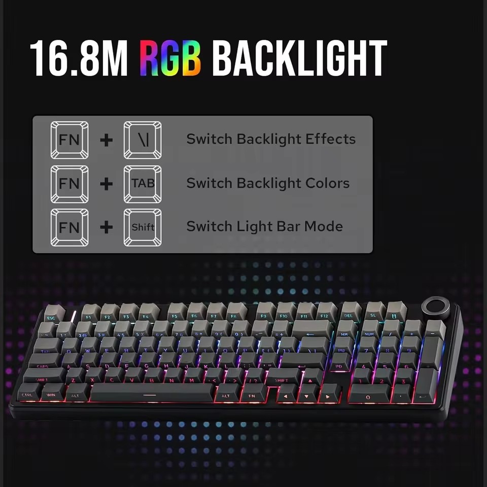 AULA F99PRO 게이밍 기계식 키보드 99키 3가 - Gaming Keyboard Hot Swappable 리뷰 및 가격