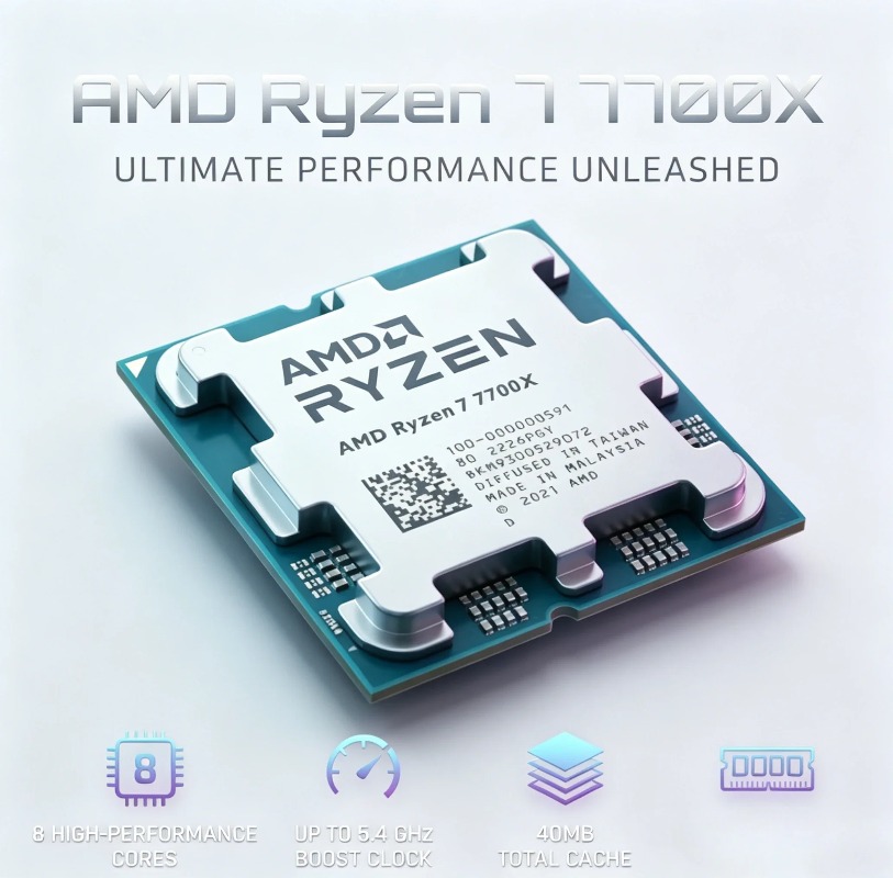 AMD Ryzen 7 7700X R7 7700X CPU - Amd Cpu Ryzen 7 리뷰 및 가격