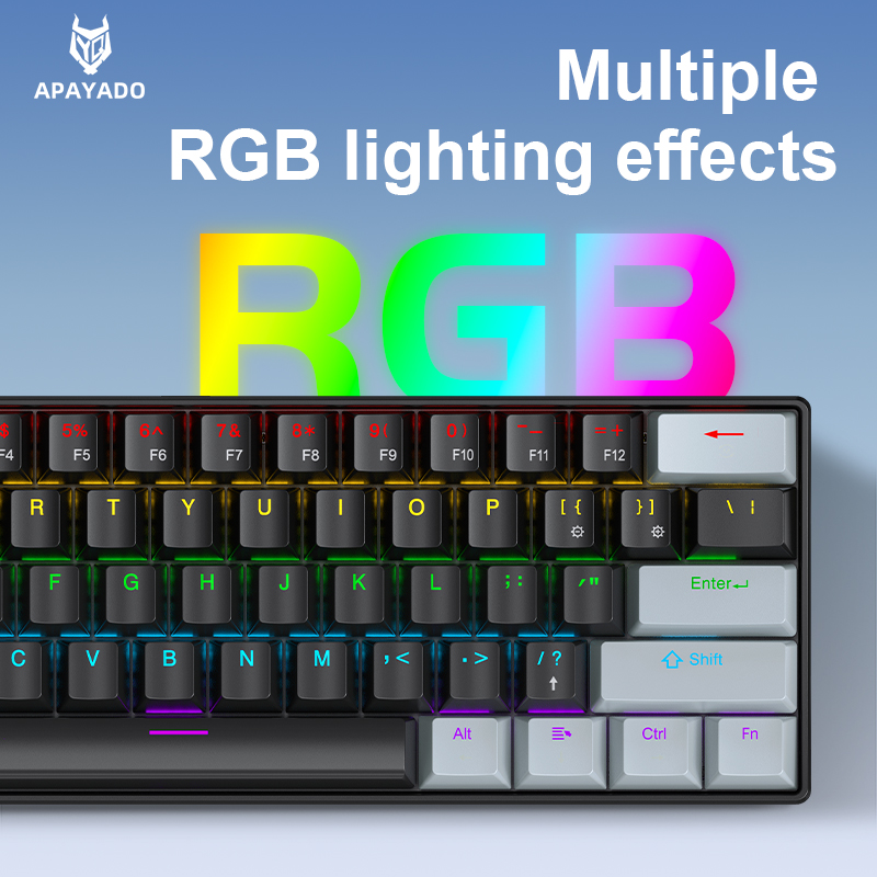 APAYADO K61 미니 기계식 키보드, 유선, 61 - Gaming Keyboard Hot Swappable 리뷰 및 가격