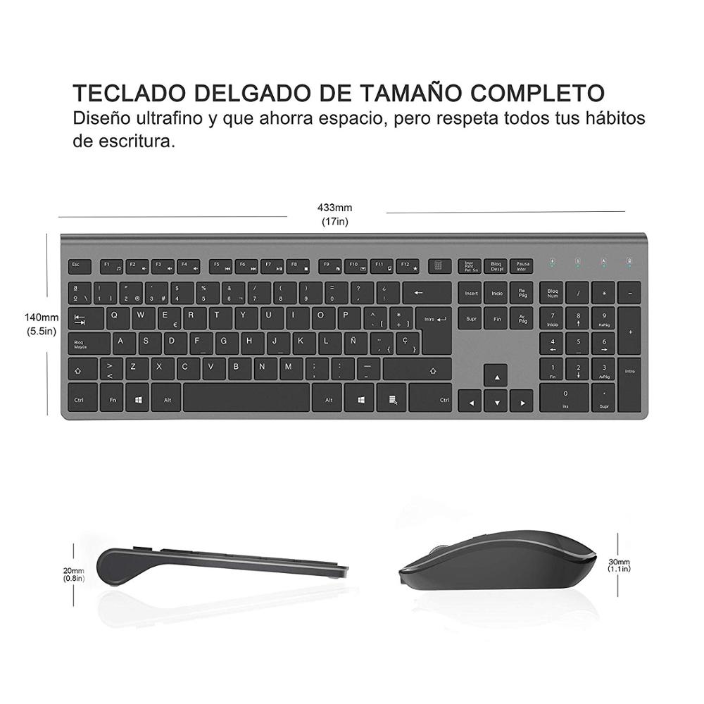 무선 키보드 및 마우스 세트 스페인어 레이아웃 인체공학 - Gaming Keyboard And Mouse Combo Wireless 리뷰 및 가격