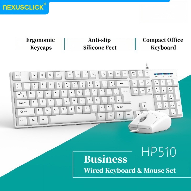 NexusClick 유선 사무용 키보드 마우스 콤보,  - Gaming Keyboard Expensive 리뷰 및 가격