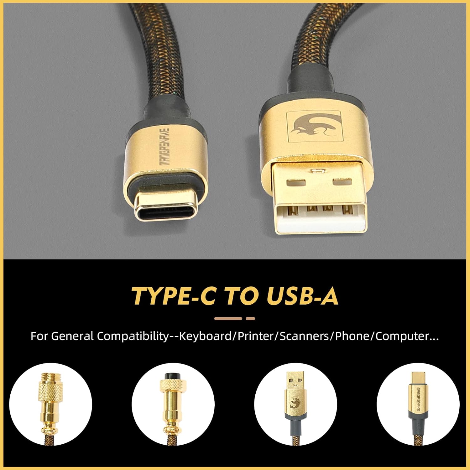 ATTACK SHARK * MAMBASNAKE C03  - Coiled Usb Cable 리뷰 및 가격