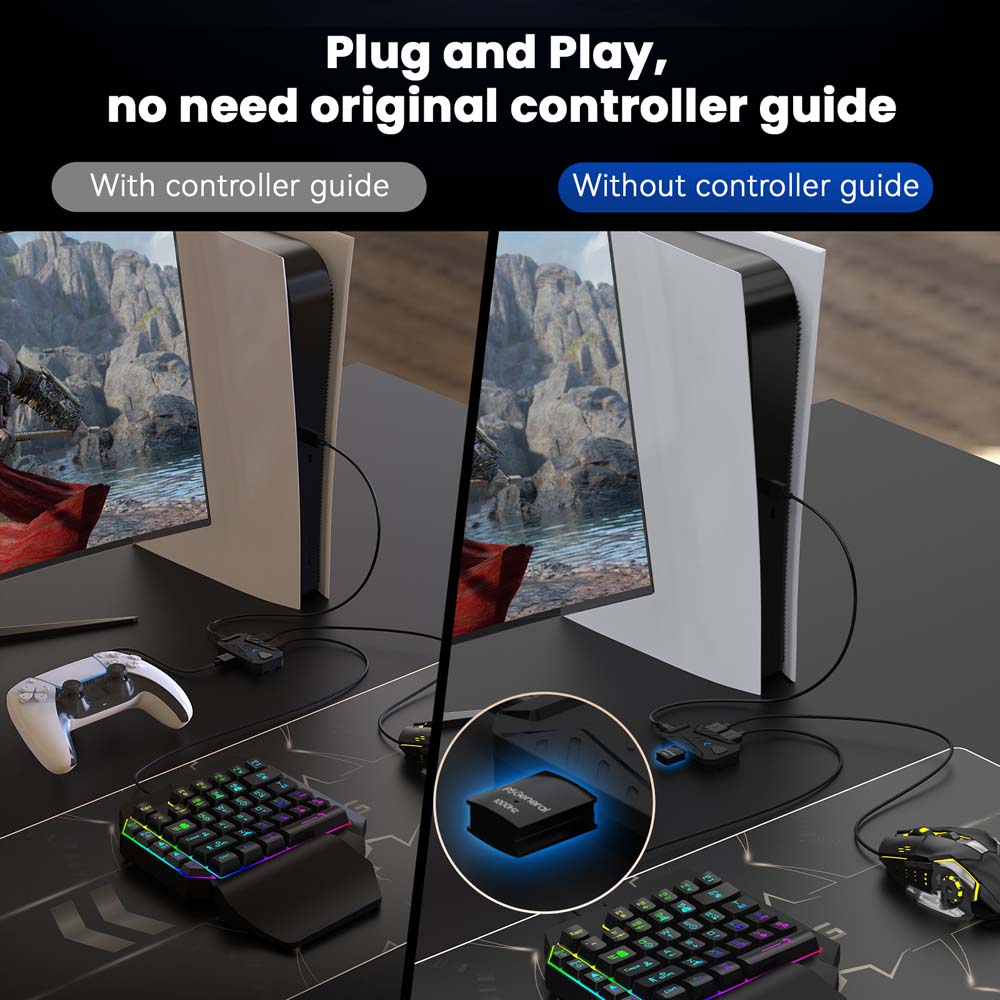 PS5 게임용 키보드 마우스 콤보 USB 타입 C 컨버 - Gaming Keyboard Mouse Combo 리뷰 및 가격