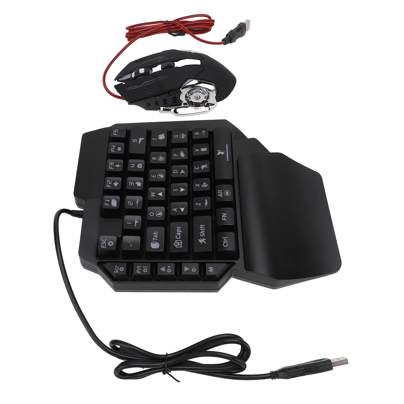 키보드 마우스 변환기 세트 반응형 한 손 키보드 마우스 - Gaming Keyboard Mouse Combo 리뷰 및 가격
