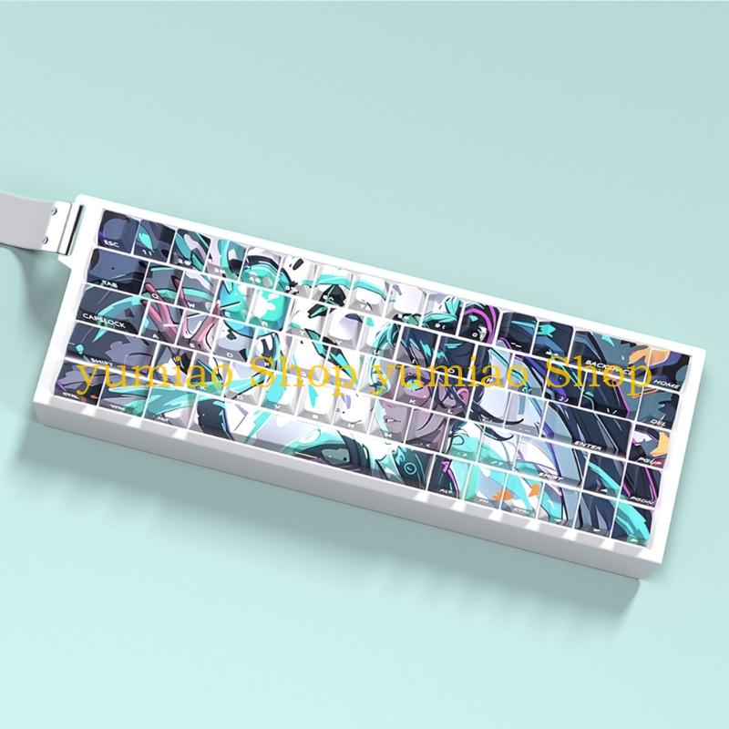 587B 인체공학적 키캡 기계식 키보드 61 67 68 - Gaming Keyboard Ergonomic 리뷰 및 가격