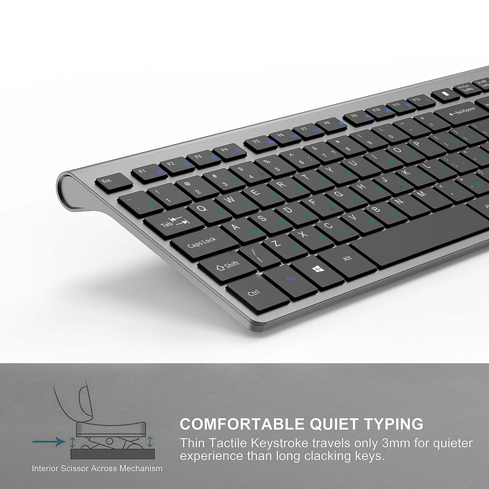 2.4G 충전식 무선 키보드 및 마우스 세트, 풀 사이 - Gaming Keyboard And Mouse Wireless 리뷰 및 가격