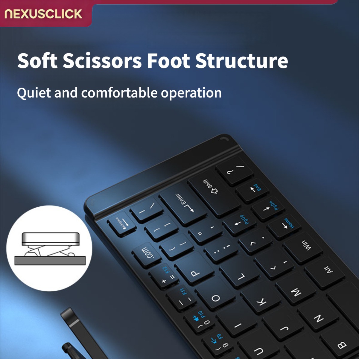 NexusClick 새로운 미니 무선 블루투스 키보드  - Gaming Keyboard And Mouse Combo Wireless 리뷰 및 가격