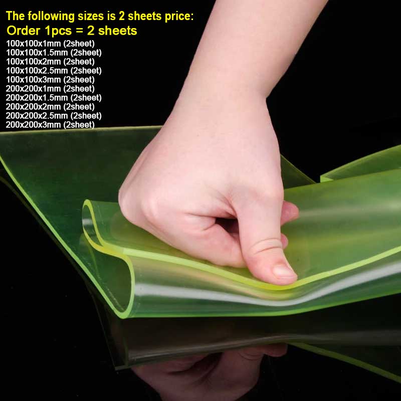 PU 폴리우레탄 시트 반투명 황록색 플레이트 100x1 - Polyurethane Foam Sheet 리뷰 및 가격