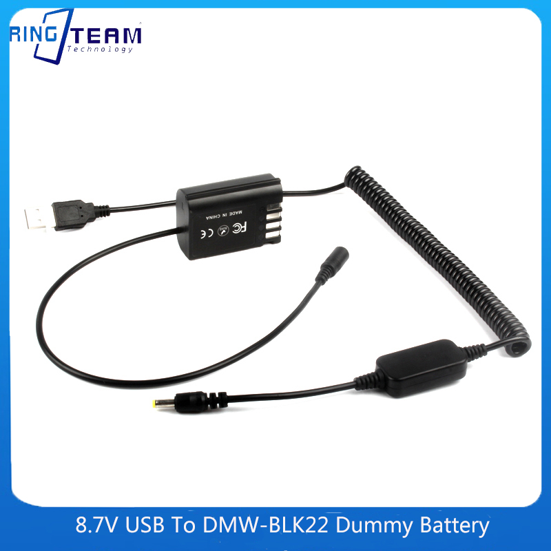 DMW-BLK22 더미 배터리 DMW-DCC17 DC  - Coiled Usb Cable 리뷰 및 가격