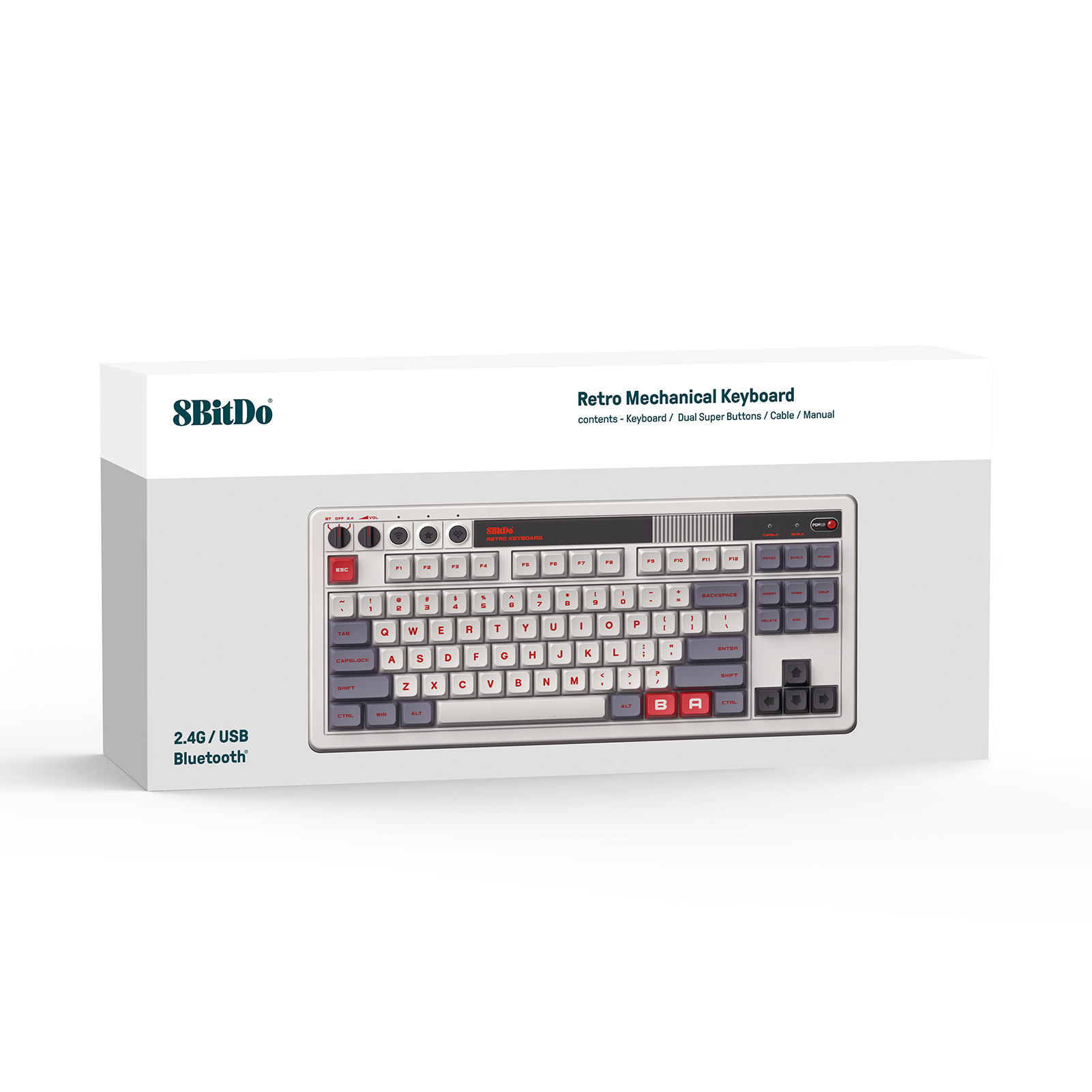 8Bitdo 레트로 기계식 키보드, 블루투스, 2.4G - Gaming Keyboard Hot Swappable 리뷰 및 가격
