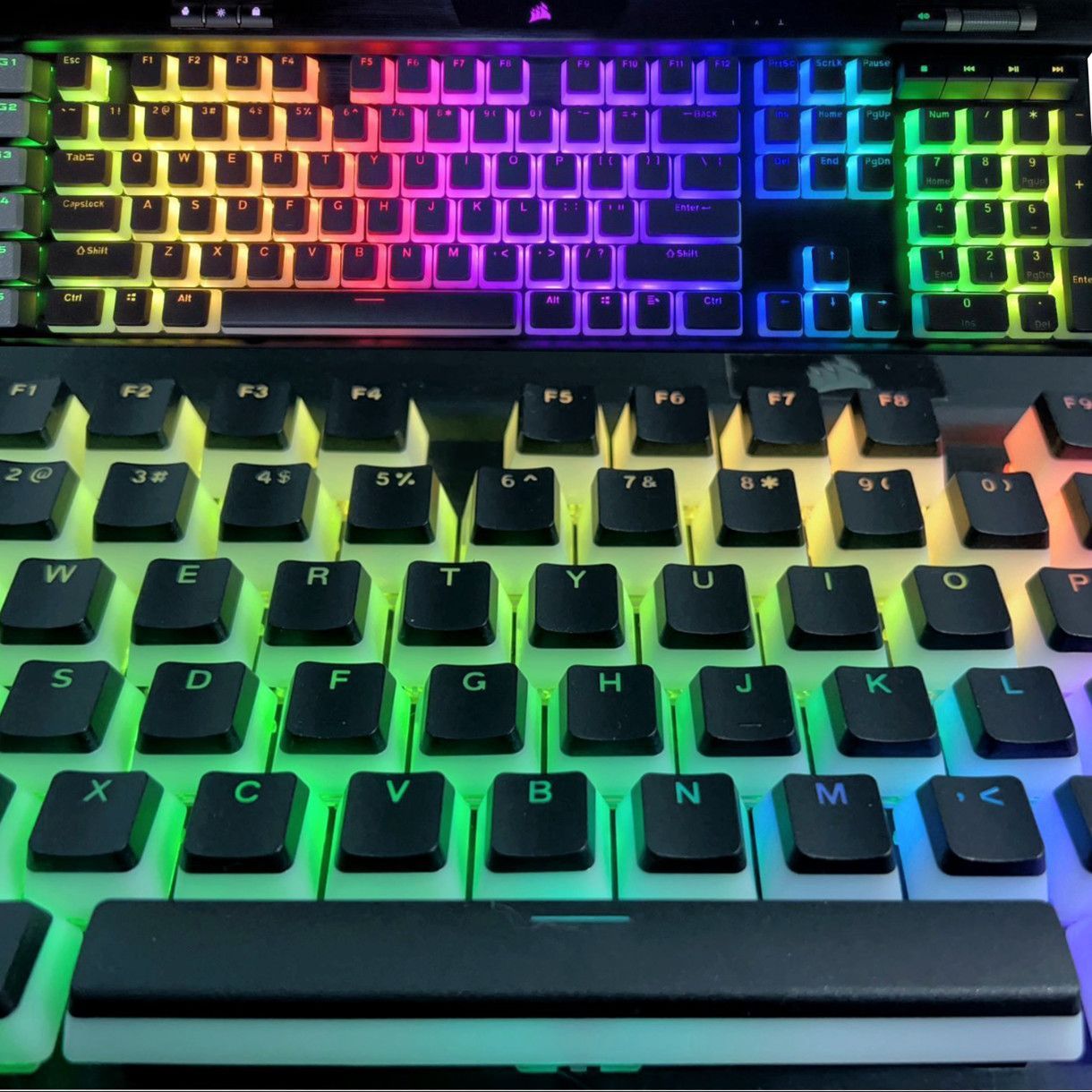 반투명 코르세어 푸딩 키캡 PBT 키캡 (코르세어 기계 - Gaming Keyboard Corsair 리뷰 및 가격