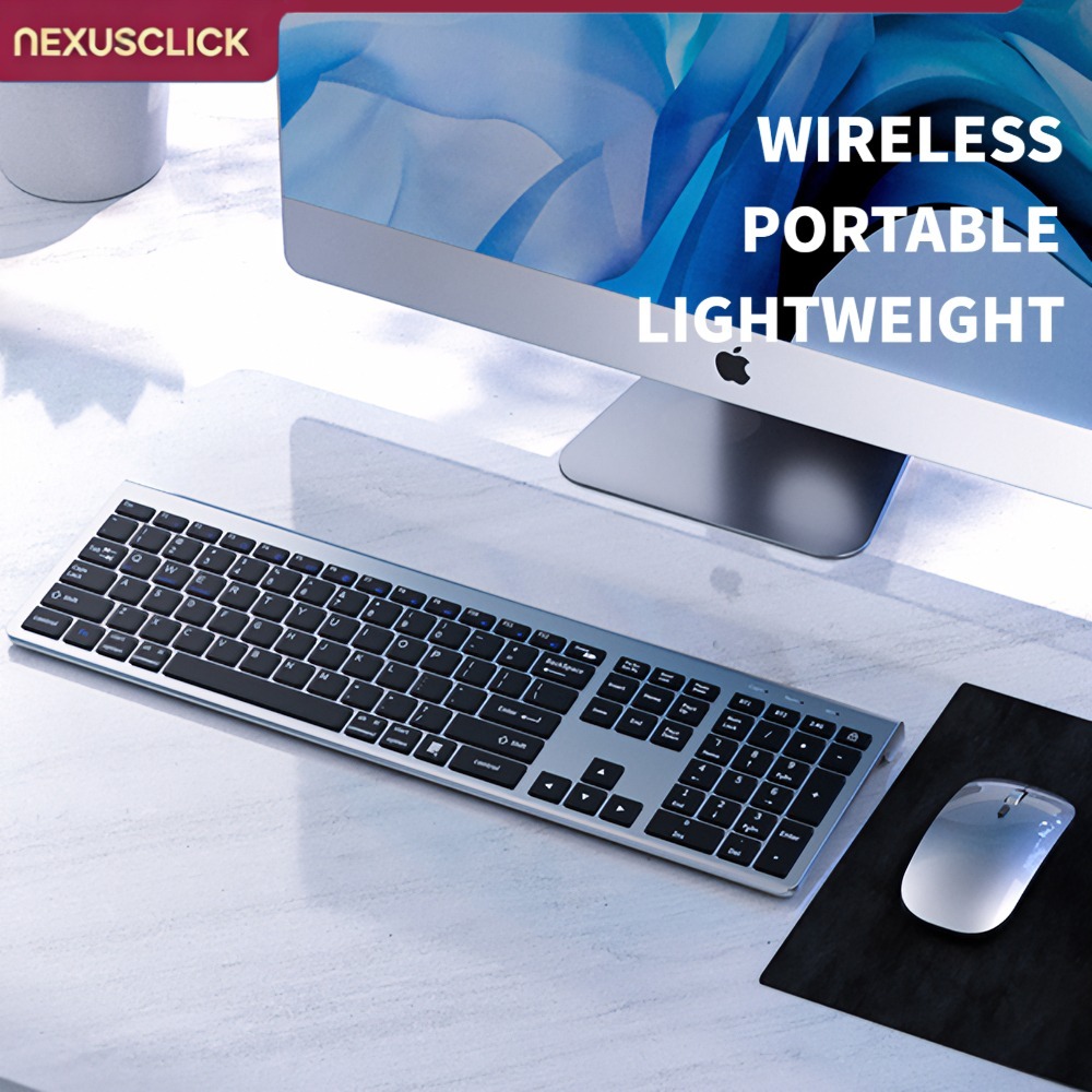 NexusClick 104 키 무선 트라이 모드 키보드 - Gaming Keyboard And Mouse Combo Wireless 리뷰 및 가격