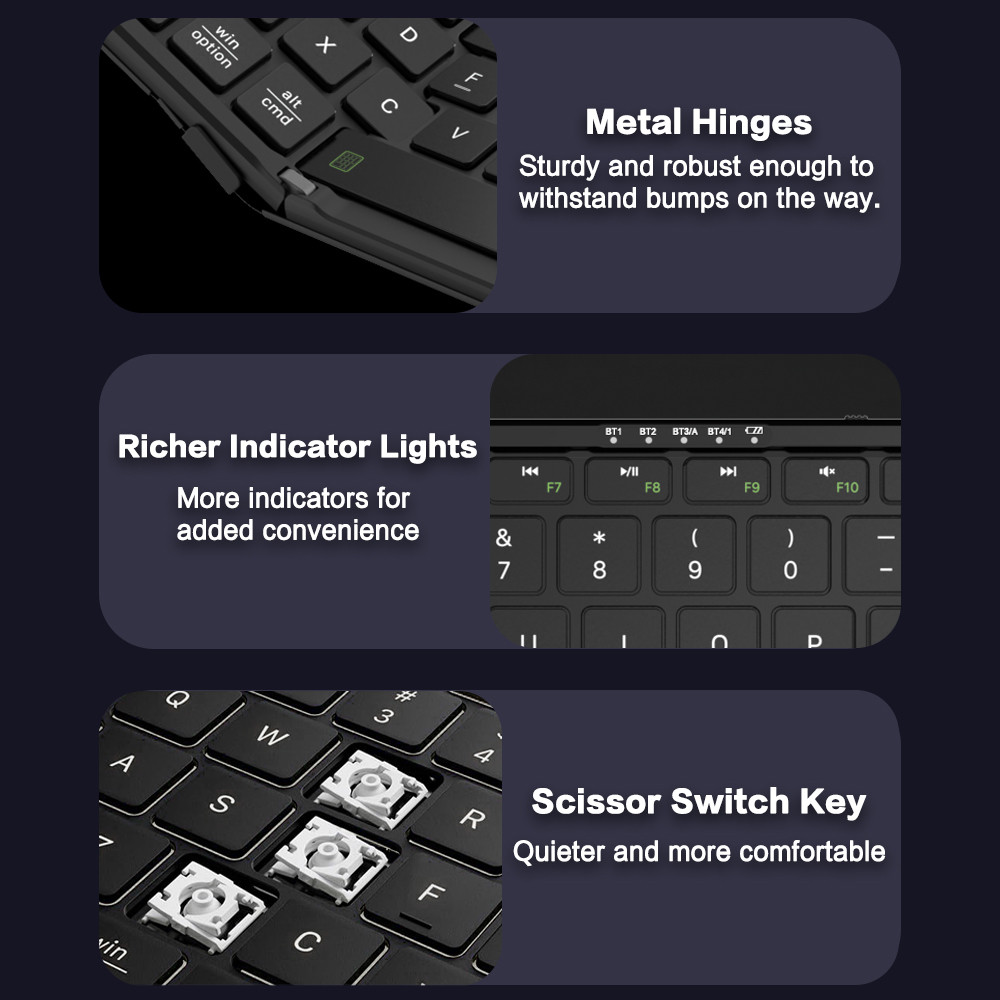 JOMAA 접이식 블루투스 키보드 터치패드 포함 휴대용 - Gaming Keyboard Number Pad 리뷰 및 가격
