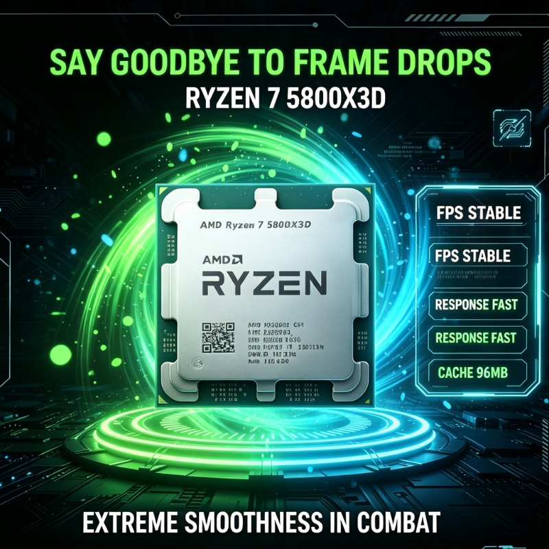 96MB 대용량 캐시 AMD Ryzen 7 5800X3 - Amd Cpu Ryzen 7 리뷰 및 가격
