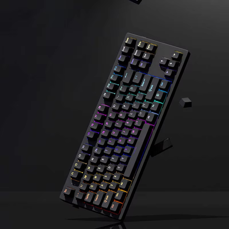 130+ 키 블랙 커스텀 더블샷 샤인 스루 키캡 RGB - Keyboard Gaming Black 리뷰 및 가격