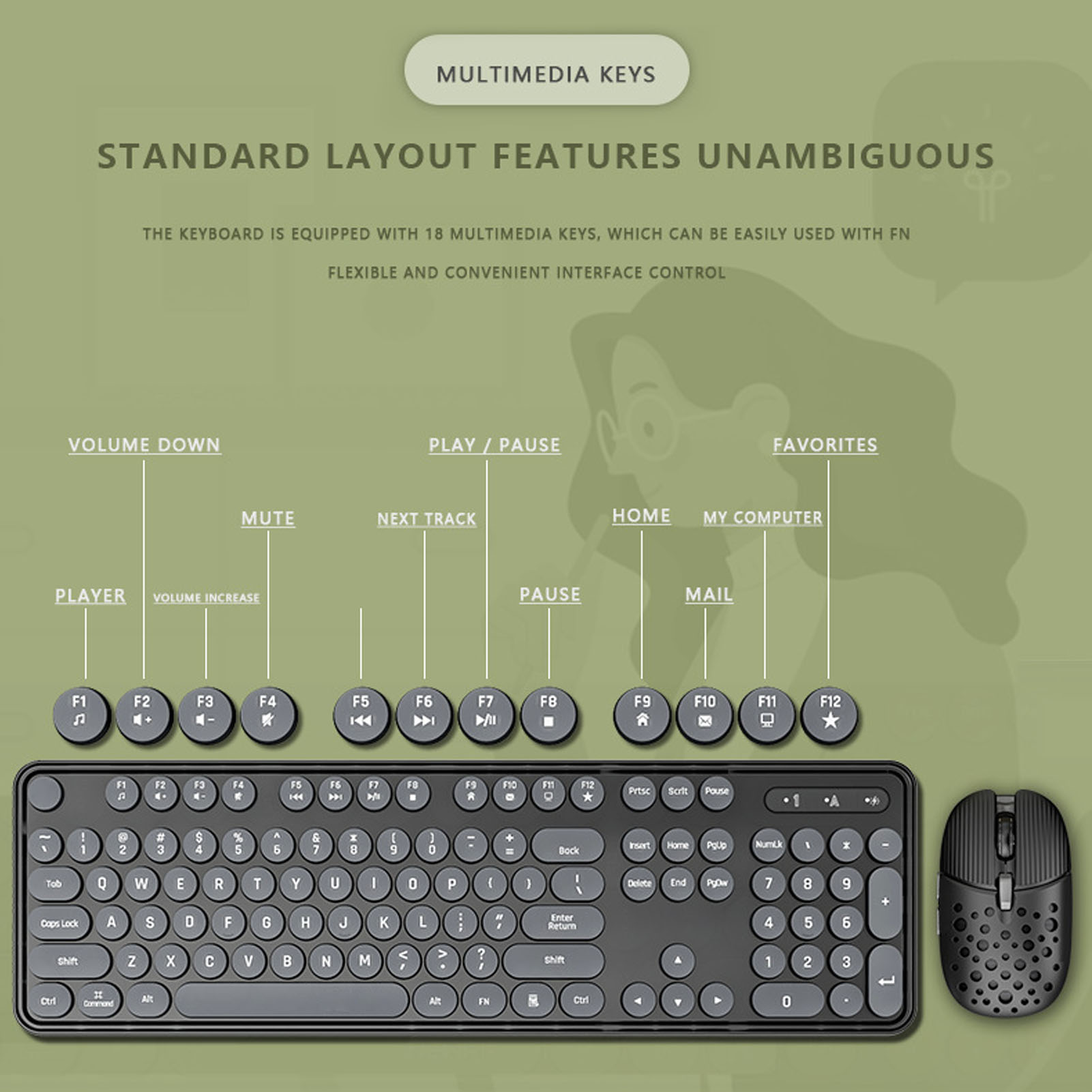 104키 2.4G 무선 게이밍 키보드 마우스 콤보 귀여 - Gaming Keyboard And Mouse Combo Wireless 리뷰 및 가격