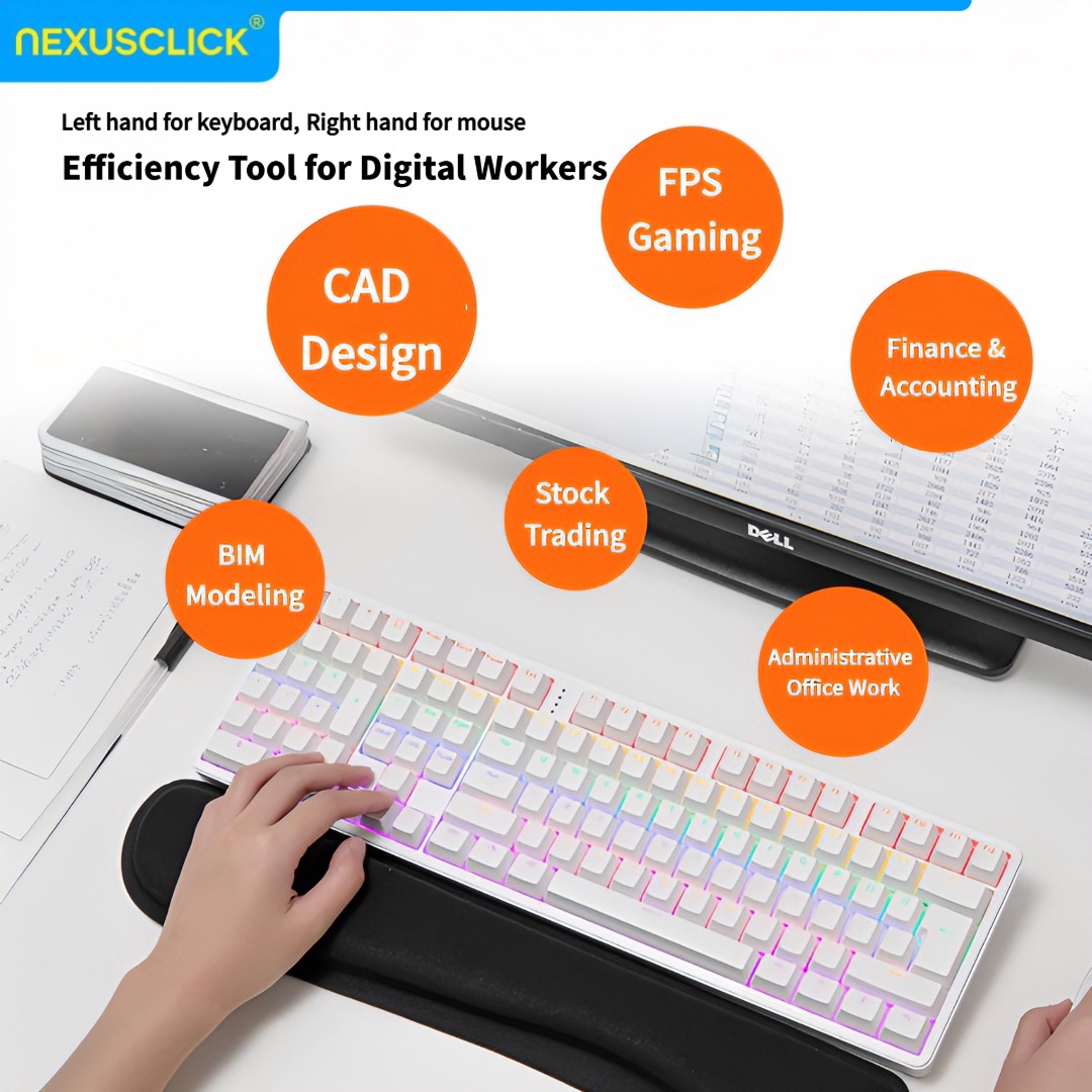 NexusClick 인체공학적 왼손잡이용 중고 기계식  - Gaming Keyboard Number Pad 리뷰 및 가격